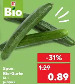 Kaufland Span. Bio-Gurke Angebot
