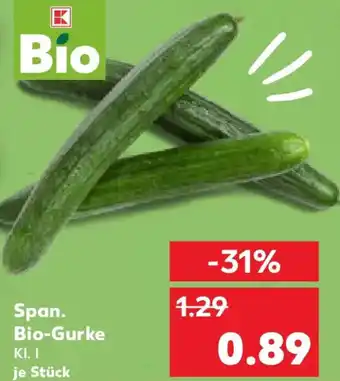 Kaufland Span. Bio-Gurke Angebot