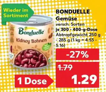 Kaufland BONDUELLE Gemüse Angebot