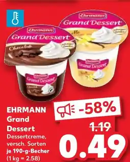 Kaufland EHRMANN Grand Dessert Angebot