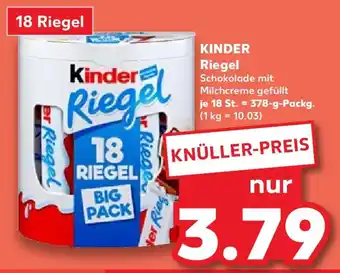 Kaufland KINDER Riegel Angebot