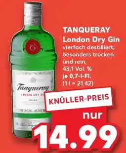 Kaufland TANQUERAY London Dry Gin Angebot