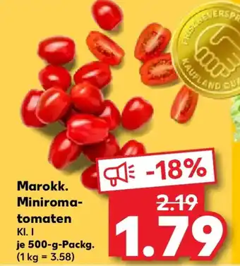 Kaufland Marokk. Miniroma- tomaten Angebot