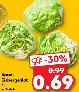 Kaufland Span. Eisbergsalat Angebot