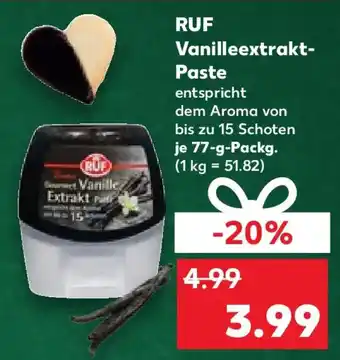 Kaufland RUF Vanilleextrakt- Paste Angebot