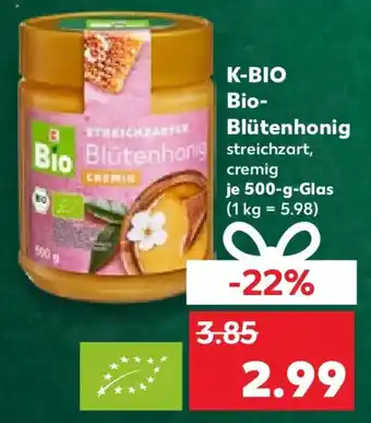 Kaufland K-BIO Bio- Blütenhonig Angebot
