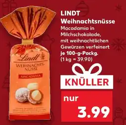 Kaufland LINDT Weihnachtsnüsse Angebot