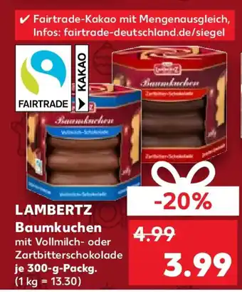 Kaufland LAMBERTZ Baumkuchen Angebot