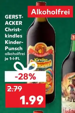 Kaufland GERST- ACKER Christ- kindles Kinder- Punsch Angebot