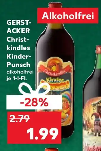 Kaufland GERST- ACKER Christ- kindles Kinder- Punsch Angebot