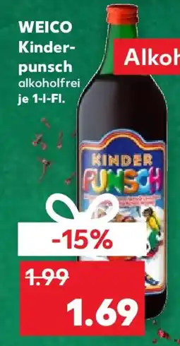 Kaufland WEICO Kinder- punsch Angebot