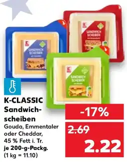 Kaufland K-CLASSIC Sandwich- scheiben Angebot
