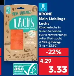 Kaufland KRONE Mein Lieblings- Lachs Angebot