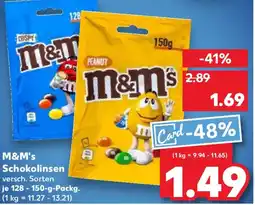 Kaufland M&M Schokolinsen Angebot