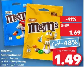 Kaufland M&M Schokolinsen Angebot