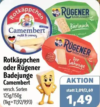 Aktiv Irma Rotkäppchen oder Rügener Badejunge Camembert Angebot