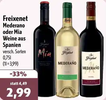 Aktiv Irma Freixenet Mederano oder Mia Weine aus Spanien Angebot