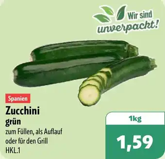 Aktiv Irma Spanien Zucchini grün Angebot