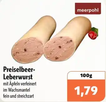 Aktiv Irma Preiselbeer- Leberwurst Angebot