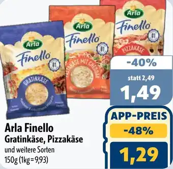 Aktiv Irma Arla Finello Gratinkäse, Pizzakäse Angebot