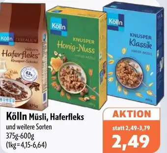 Aktiv Irma Kölln Müsli, Haferfleks Angebot