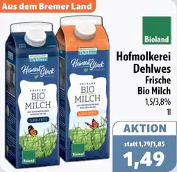Aktiv Irma Hofmolkerei Dehlwes Frische Bio Milch Angebot