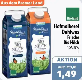 Aktiv Irma Hofmolkerei Dehlwes Frische Bio Milch Angebot