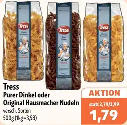 Aktiv Irma Tress Purer Dinkel oder Original Hausmacher Nudeln Angebot