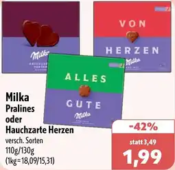 Aktiv Irma Milka Pralines oder Hauchzarte Herzen Angebot