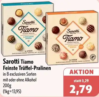Aktiv Irma Sarotti Tiamo Feinste Trüffel-Pralinen Angebot