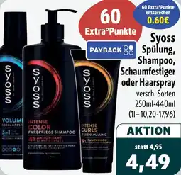 Aktiv Irma Syoss Spülung, Shampoo, Schaumfestiger oder Haarspray Angebot