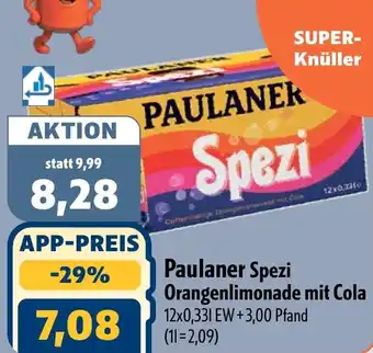 Aktiv Irma Paulaner Spezi Orangenlimonade mit Cola Angebot