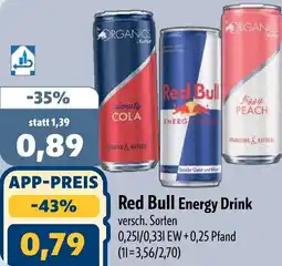 Aktiv Irma Red Bull Energy Drink Angebot