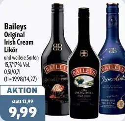 Aktiv Irma Baileys Original Irish Cream Likör Angebot