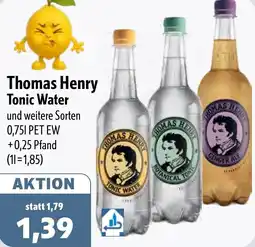Aktiv Irma Thomas Henry Tonic Water Angebot