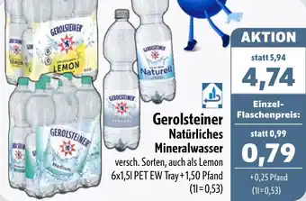 Aktiv Irma Gerolsteiner Natürliches Mineralwasser Angebot