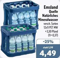 Aktiv Irma Emsland Quelle Natürliches Mineralwasser Angebot