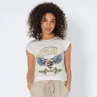 NKD Damen-T-Shirt mit Frontaufdruck Angebot
