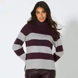 NKD Damen-Ringelpullover mit Rollkragen Angebot