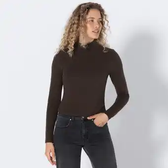 NKD Damen-Langarmshirt mit Stehkragen Angebot