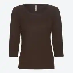 NKD Damen-Shirt mit 3/4-Arm in Rippstrick Angebot