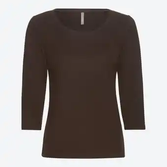 NKD Damen-Shirt mit 3/4-Arm in Rippstrick Angebot