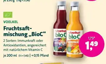 Biomarkt VOELKEL Fruchtsaftmischung „BioC" Angebot