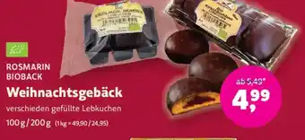 Biomarkt ROSMARIN BIOBACK Angebot