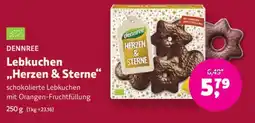 Biomarkt DENNREE Lebkuchen ,,Herzen & Sterne" Angebot