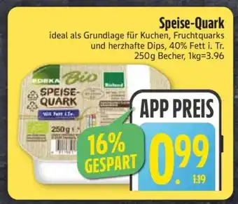 Edeka Speise-Quark Angebot