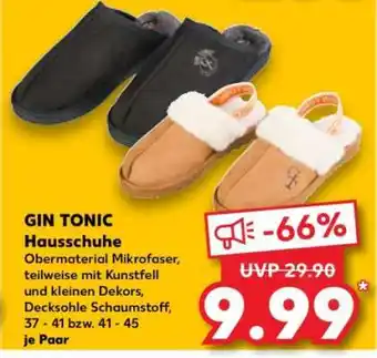 Kaufland GIN TONIC Hausschuhe Angebot