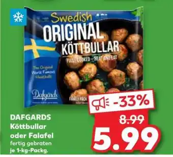 Kaufland DAFGARDS Köttbullar oder Falafel Angebot
