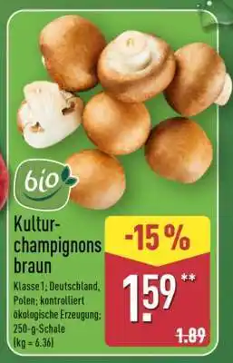 Aldi Nord Kultur- champignons braun Angebot