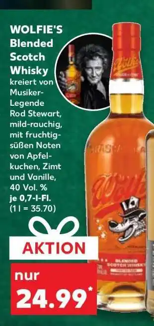 Kaufland WOLFIE'S Blended Scotch Whisky Angebot